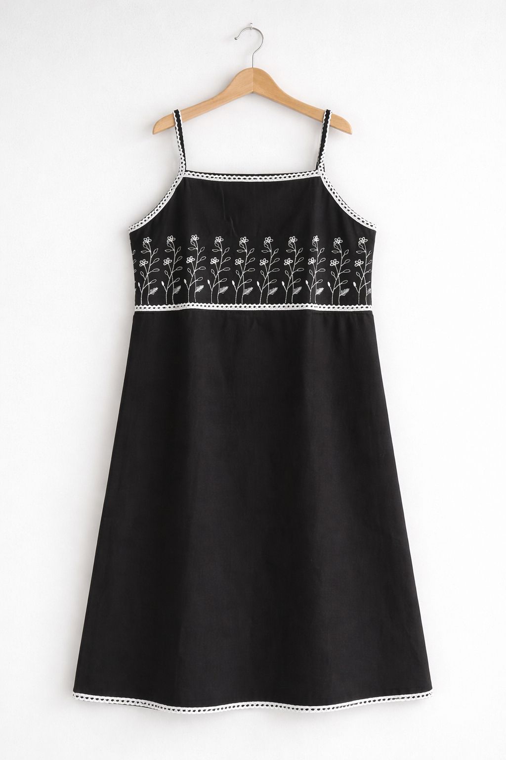 Black Embroidered Frock