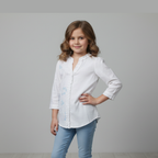 white Embroidered Shirt