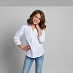 white Embroidered Shirt