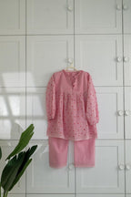 Pink Printed Top & Pant Set
