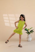 Sleeveless Ruffle Hem Dress