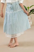 Blue Check Skirt