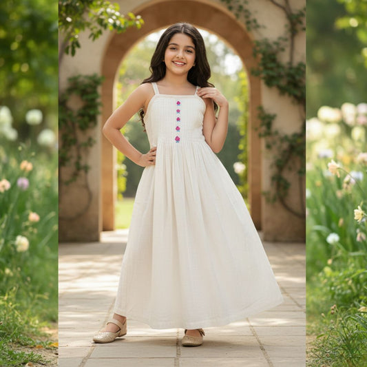 Off White kora Cotton Dress