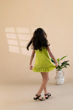 Sleeveless Ruffle Hem Dress