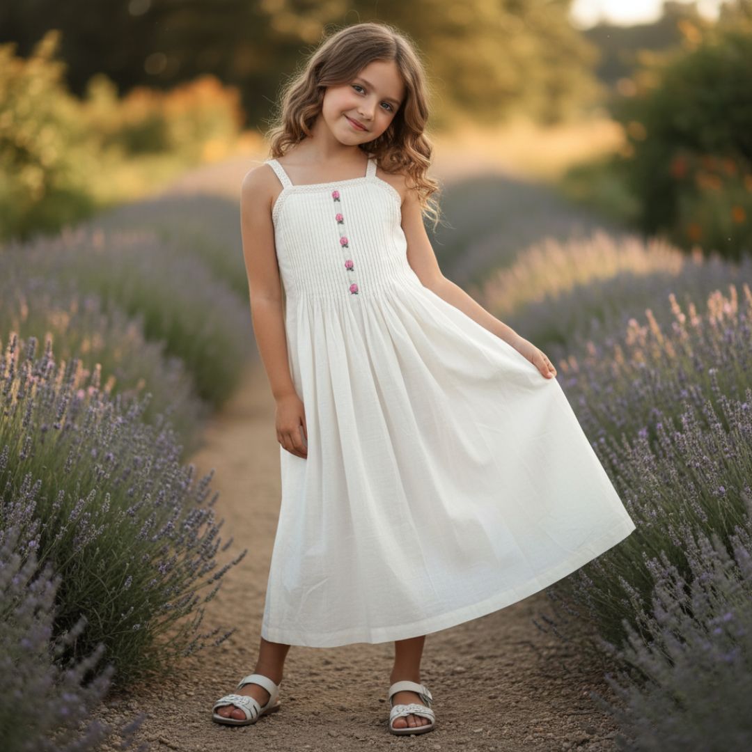 Off White kora Cotton Dress